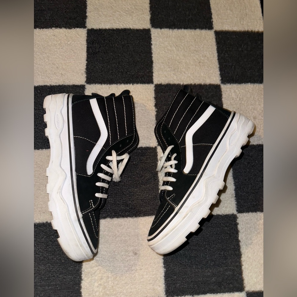black high top vans